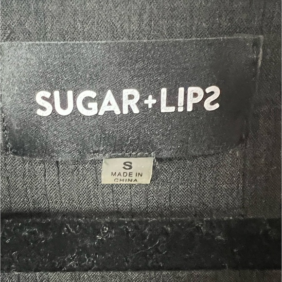 Black Sugarlips Ruched Mini Dress Size Small - Picture 7 of 11